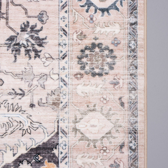 Dywan druk. Kanoya,mikrofibra,120x160cm,beżowy