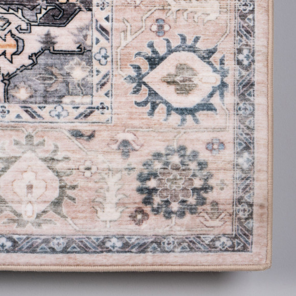 Dywan druk. Kanoya,mikrofibra,120x160cm,beżowy