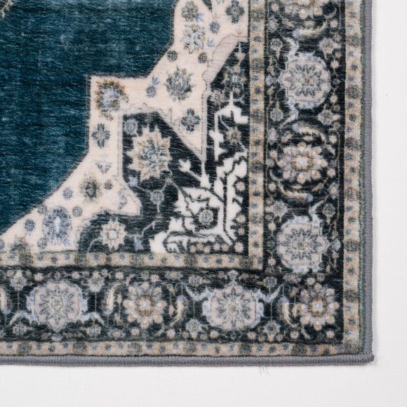 Dywan druk. Seikan,mikrofibra,80x140cm,niebieski