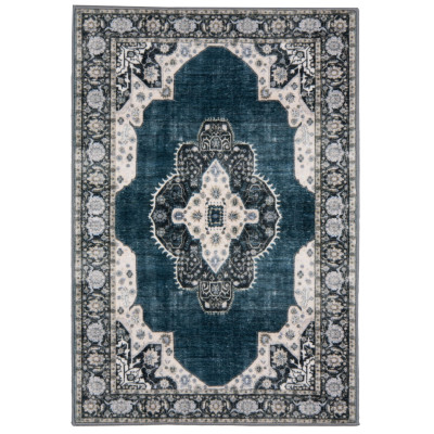 Dywan druk. Seikan,mikrofibra,160x230cm,niebieski