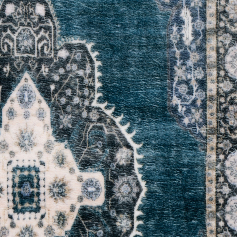 Dywan druk. Seikan,mikrofibra,160x230cm,niebieski