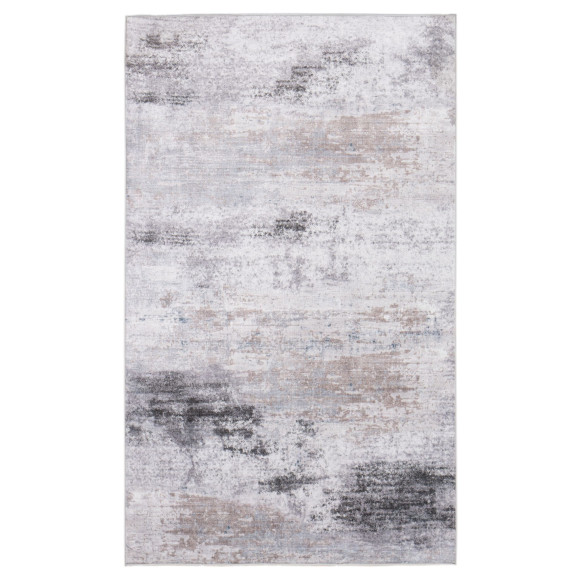 Dywan druk. Yukiko, mikrofibra, 80x140cm, szar-beż