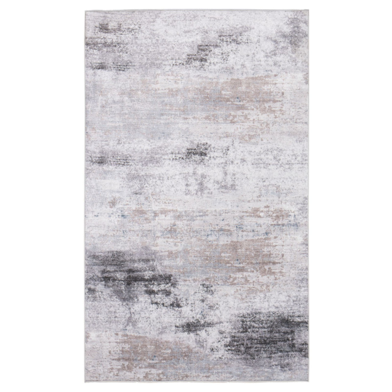 Dywan druk. Yukiko, mikrofibra, 80x140cm, szar-beż