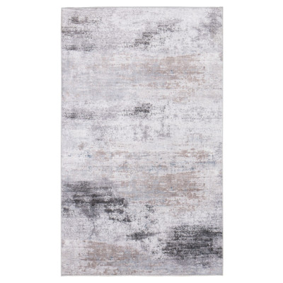 Dywan druk. Yukiko, mikrofibra, 80x140cm, szar-beż