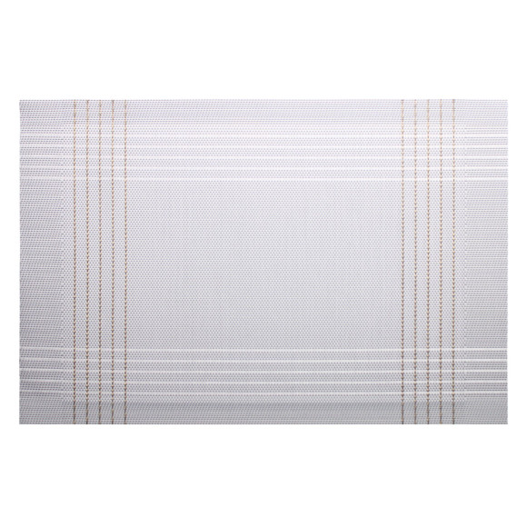 Podkładka RETE,45x30cm, kolor szaro-biały