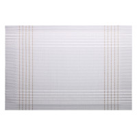 Podkładka RETE,45x30cm, kolor szaro-biały