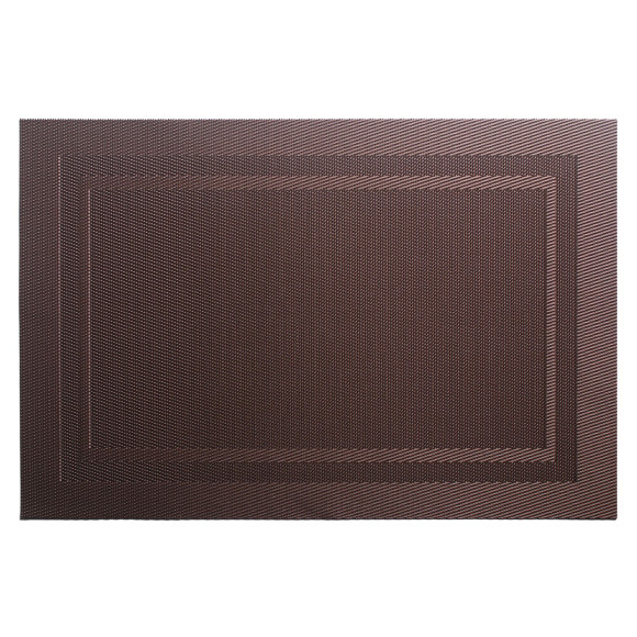 Podkładka TEXI,45x30cm, kolor brązowy