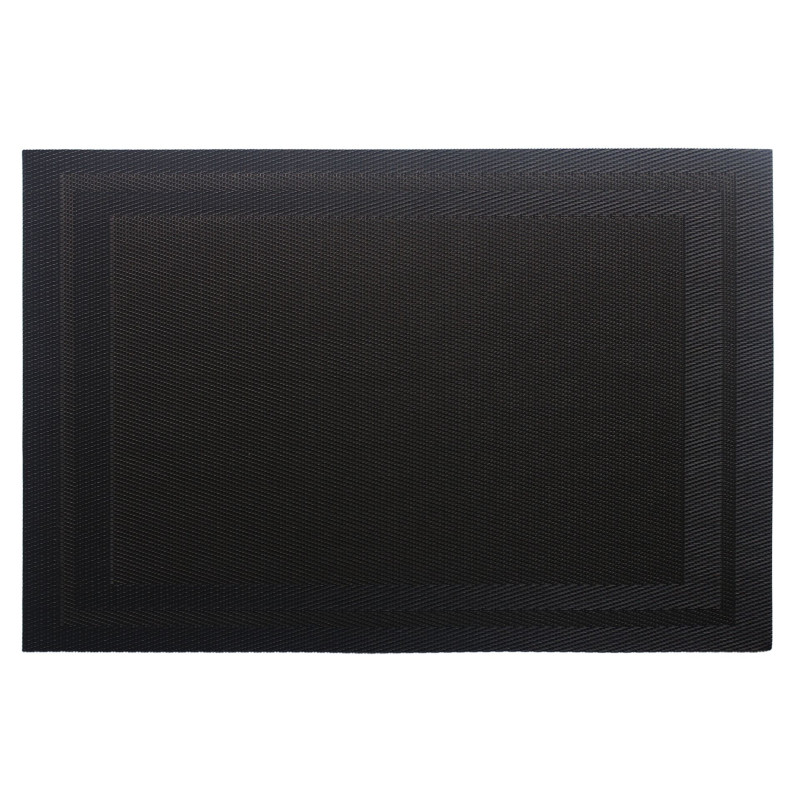 Podkładka TEXI,45x30cm, kolor czarny