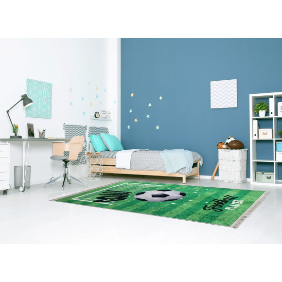 Dywan druk. kids BALL,petra 160x230cm, kolor zielony