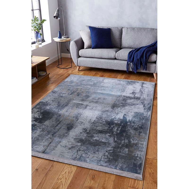 Dywan drukowany MEKO,petra 160x230cm, kolor niebieski