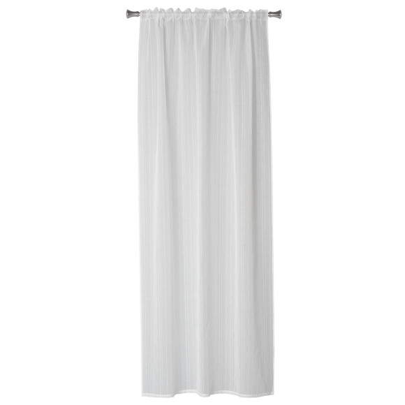 Firana z taśmą DAFNE 140x260cm kolor biały