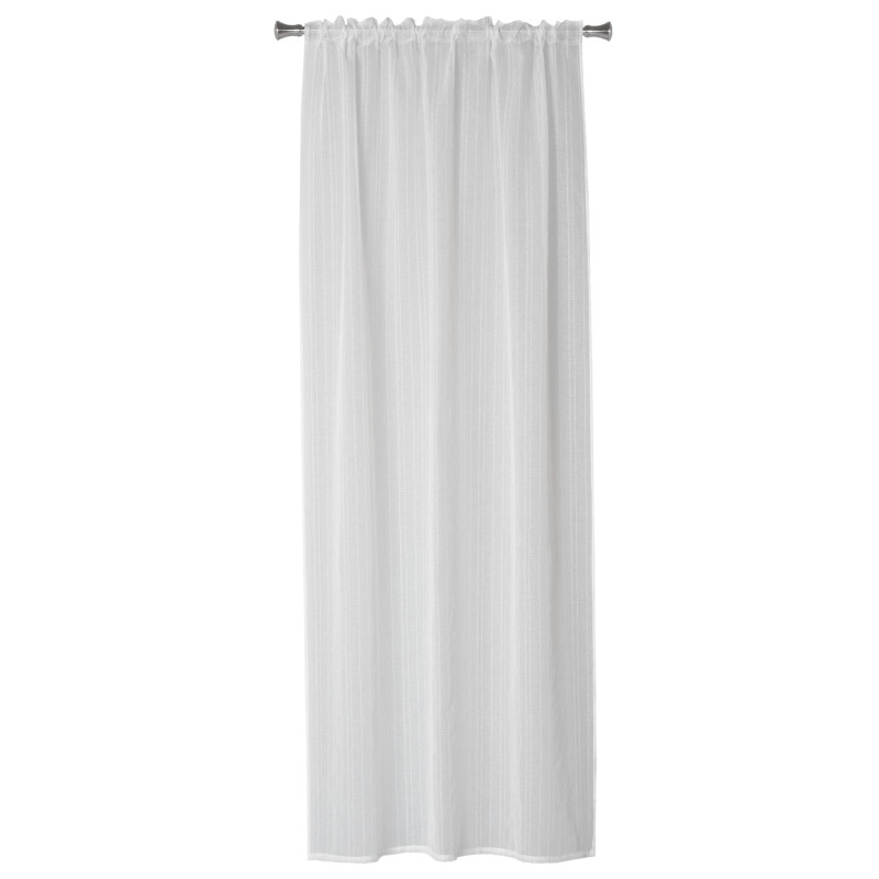 Firana z taśmą DAFNE 140x260cm kolor biały