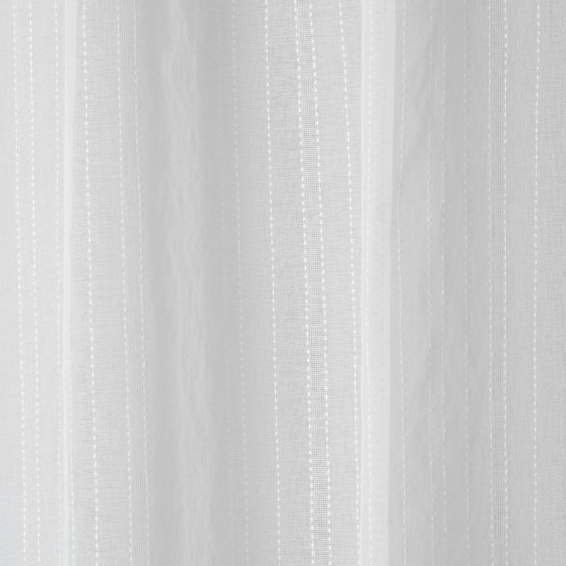 Firana z taśmą DAFNE 140x260cm kolor biały