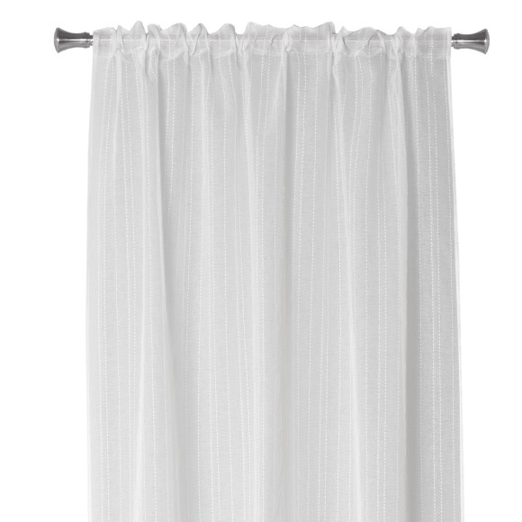 Firana z taśmą DAFNE 140x260cm kolor biały