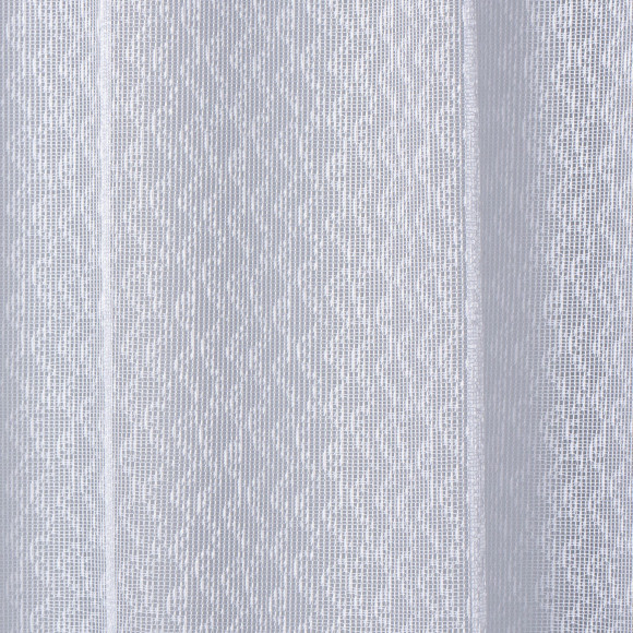 Firana żakardowa balkon DEMI,140/250 cm, kolor biały