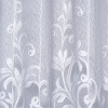 Firana żakardowa balkon DEMI,140/250 cm, kolor biały