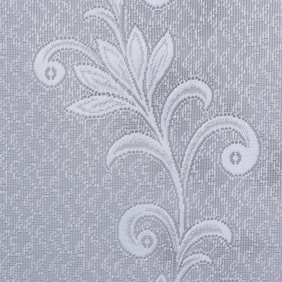 Firana żakardowa balkon DEMI,140/250 cm, kolor biały