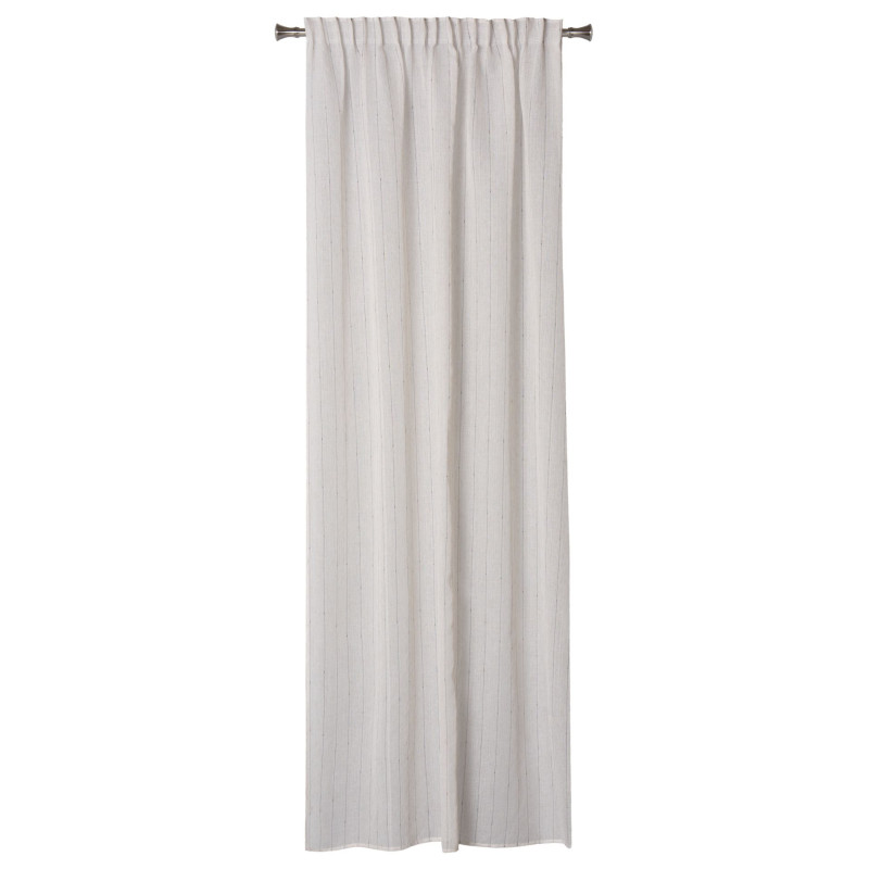 Firana z taśmą DUNE 140x260 cm kolor beżowy