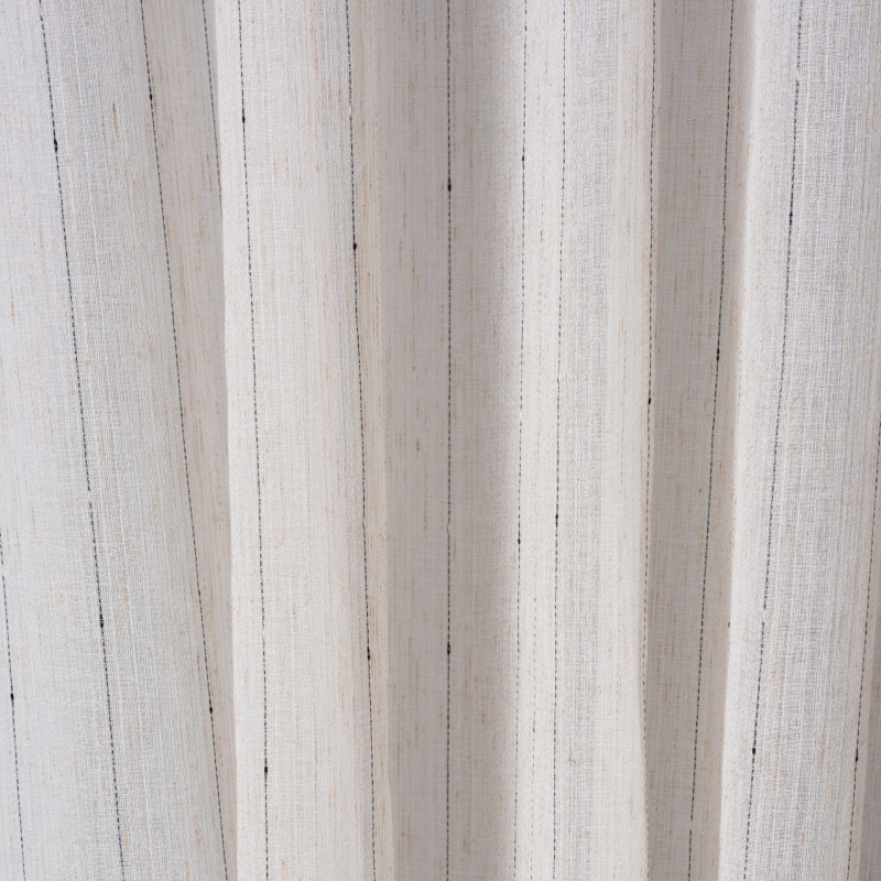 Firana z taśmą DUNE 140x260 cm kolor beżowy
