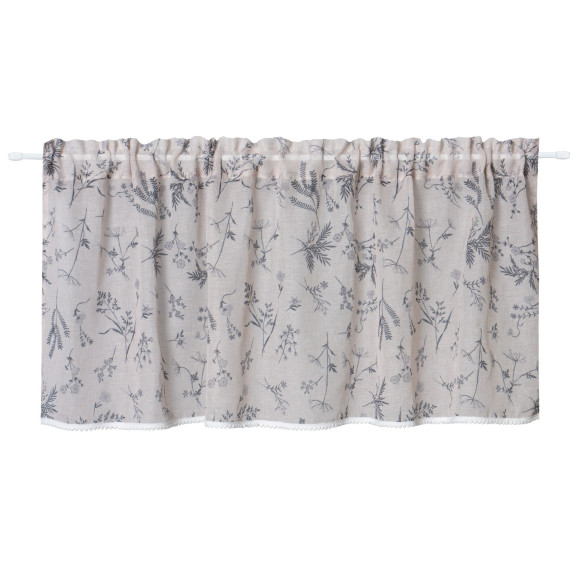 firanka zazdrostka,FLOE,tunel,45x140,beżowy