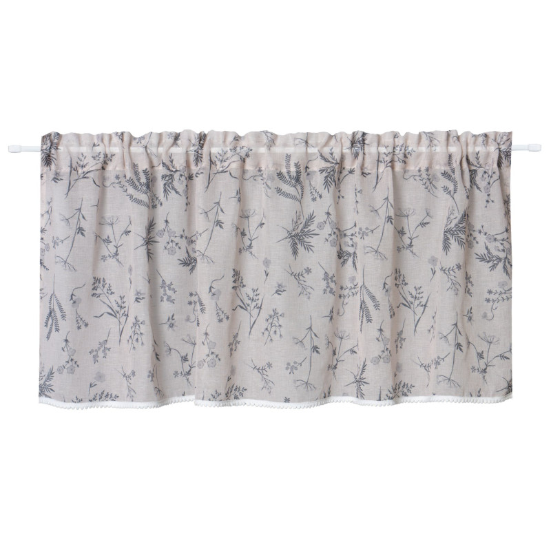 firanka zazdrostka,FLOE,tunel,45x140,beżowy