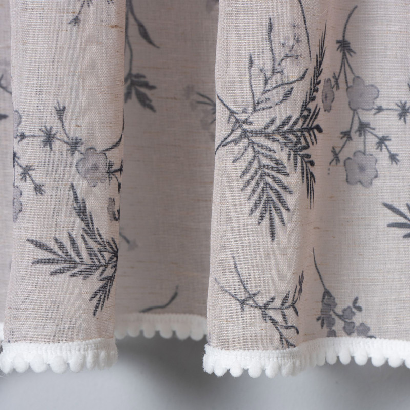 firanka zazdrostka,FLOE,tunel,45x140,beżowy