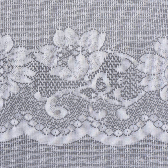 Firana żakardowa balkon NINA,140/250 cm, kolor biały