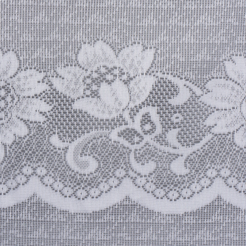 Firana żakardowa balkon NINA,140/250 cm, kolor biały