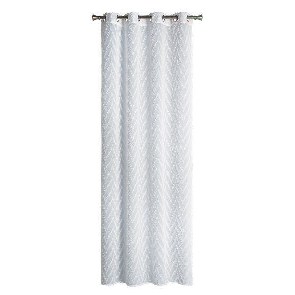 Firanka z kółkami VEZZA, 140/260, kol biały