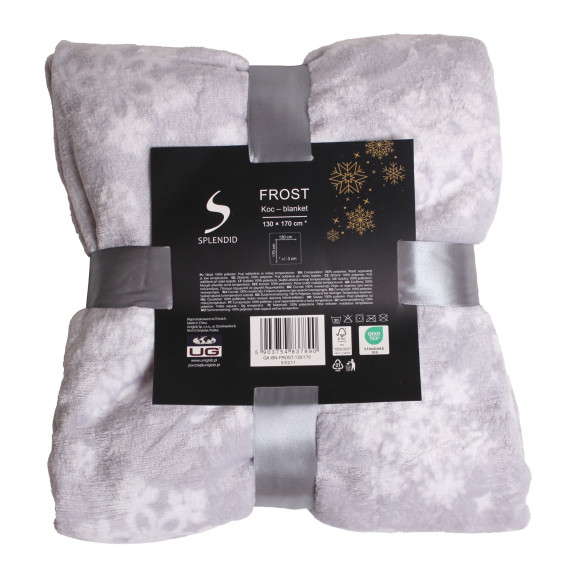 Koc świąteczny FROST rozmiar 130/170cm