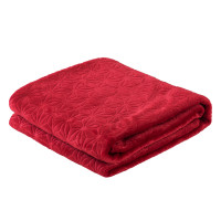 Koc świąteczny STELLO roz.130/170cm-czerwony