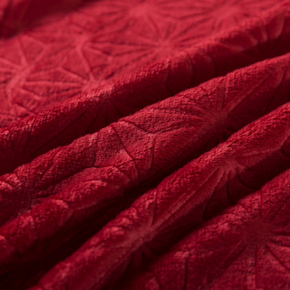 Koc świąteczny STELLO roz.130/170cm-czerwony