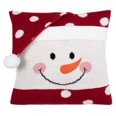 Poduszka YUKI 40x40 cm, kolor biało-czerwony