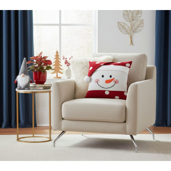 Poduszka YUKI 40x40 cm, kolor biało-czerwony