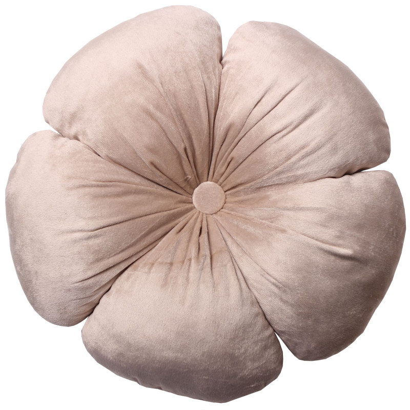 Poduszka FIORE 40 cm KWIAT kolor beżowy
