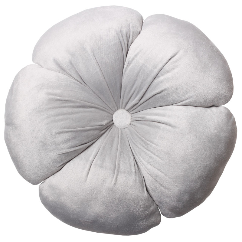 Poduszka FIORE 40 cm KWIAT kolor szary