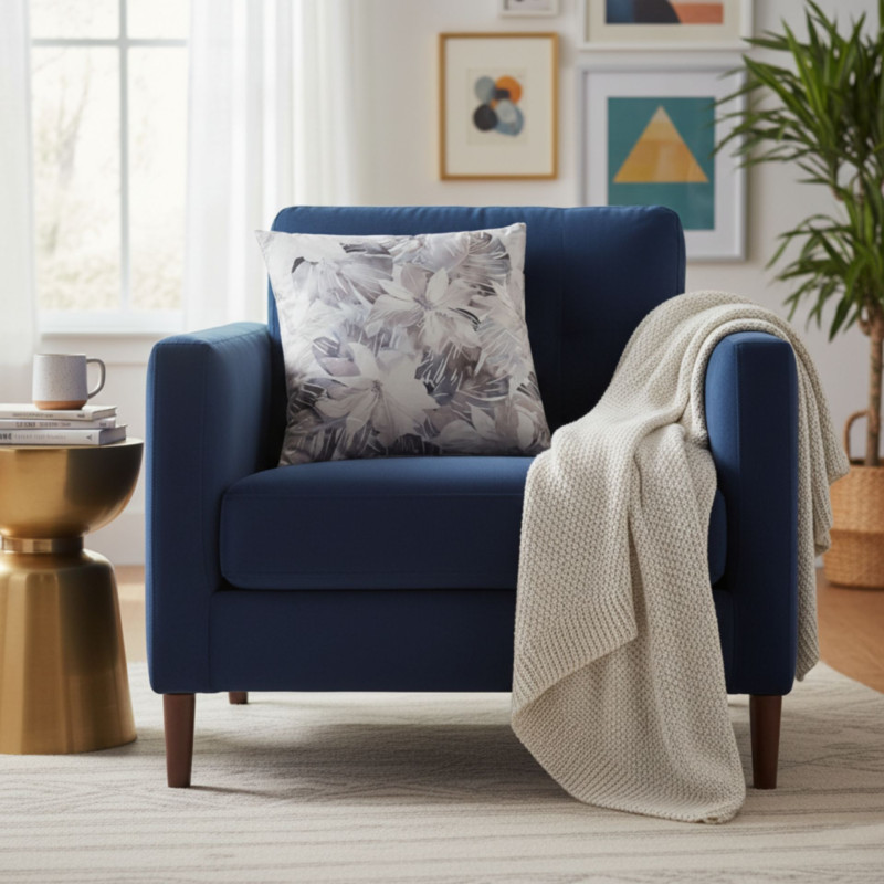 Poszewka GRACE 45/45, kolor szary 2S