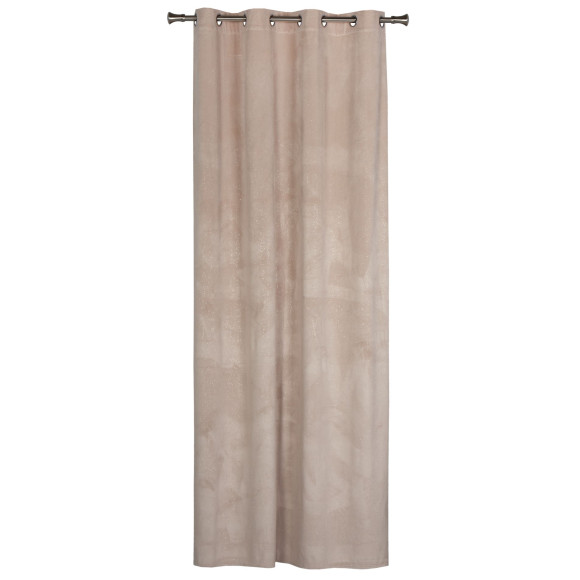 Zasłona z kółkami BRILL 140x250cm, kolor beżowy