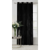 Zasłona z kółkami BRILL 140x250cm, kolor czarny
