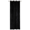 Zasłona z kółkami BRILL 140x250cm, kolor czarny