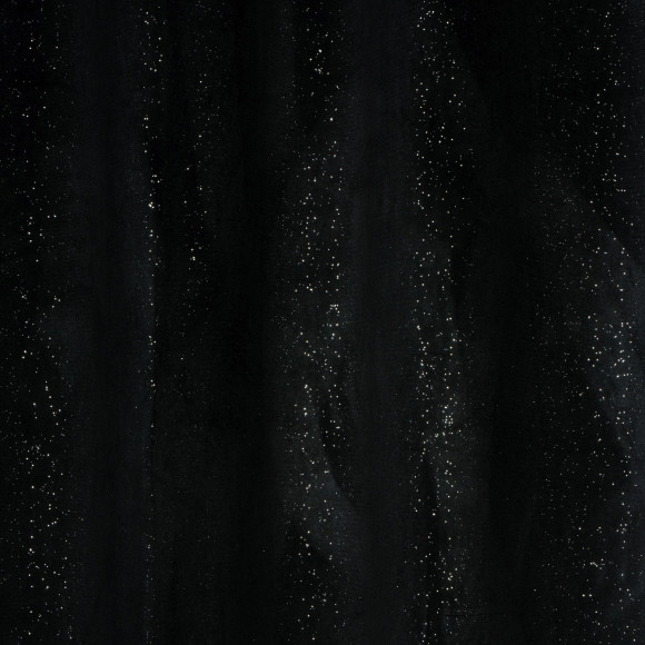 Zasłona z kółkami BRILL 140x250cm, kolor czarny