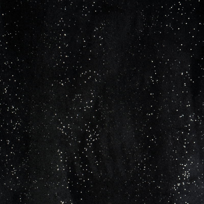 Zasłona z kółkami BRILL 140x250cm, kolor czarny