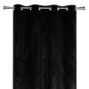 Zasłona z kółkami BRILL 140x250cm, kolor czarny