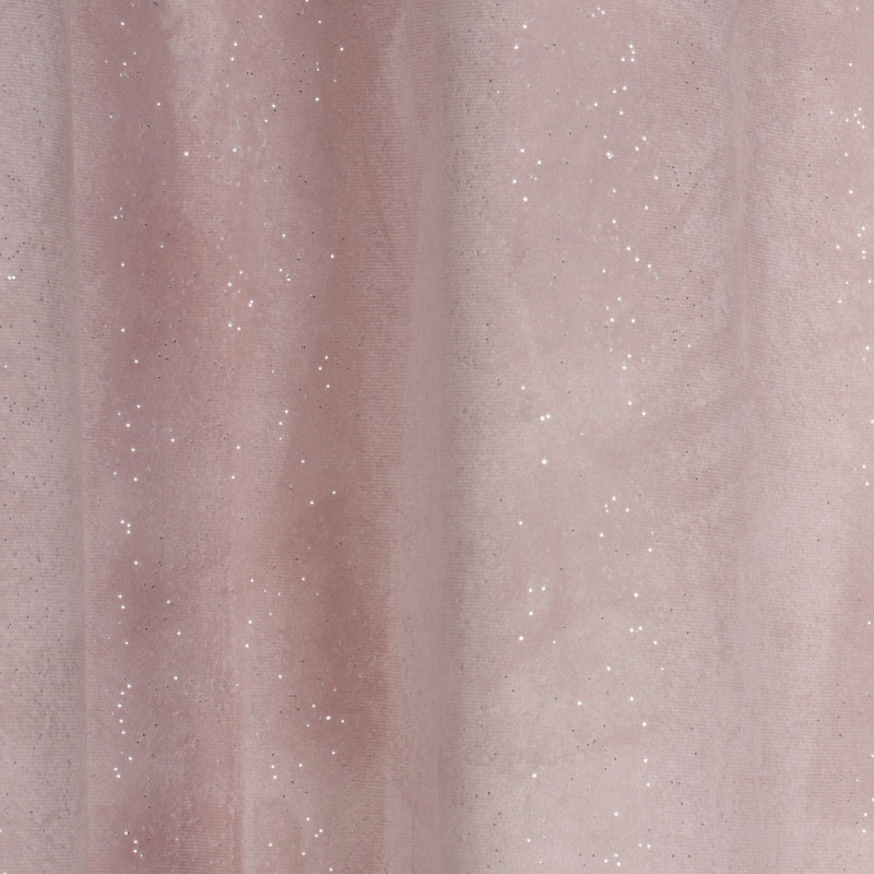 Zasłona z kółkami BRILL 140x250cm, kolor pudrowy róż