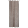 Zasłona z kółkami BRILL 140x250cm, kolor taupe