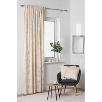 Zasłona z taśmą DORE 140x260cm, kolor ecru