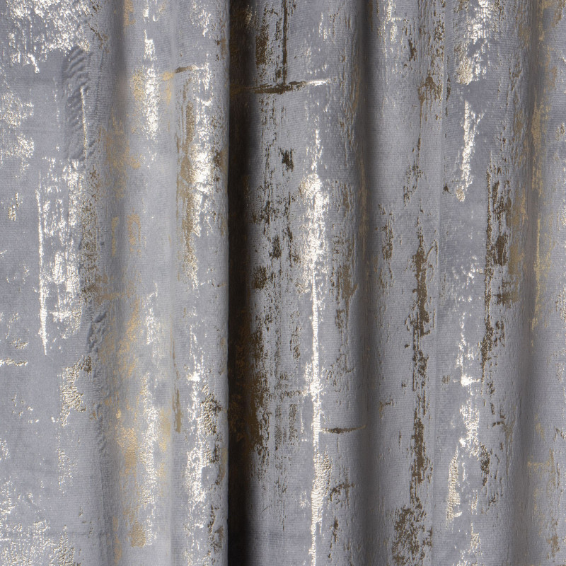 Zasłona z taśmą DORE 140x260cm, kolor jasny szary