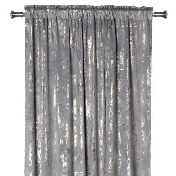 Zasłona z taśmą DORE 140x260cm, kolor jasny szary