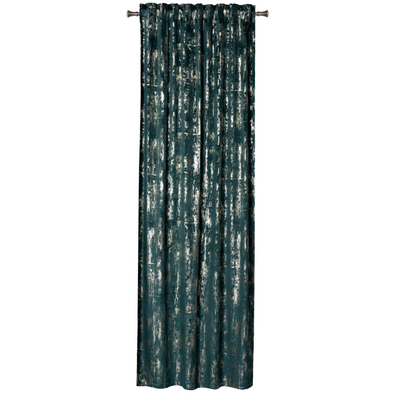 Zasłona z taśmą DORE 140x260cm, kolor zielony