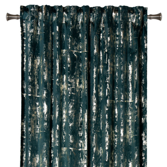 Zasłona z taśmą DORE 140x260cm, kolor zielony